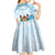 Fiji Day 1970 Kid Short Sleeve Dress Proud To Be A Fijian Tapa Pattern