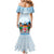 Fiji Day 1970 Mermaid Dress Proud To Be A Fijian Tapa Pattern