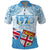 Fiji Day 1970 Polo Shirt Proud To Be A Fijian Tapa Pattern