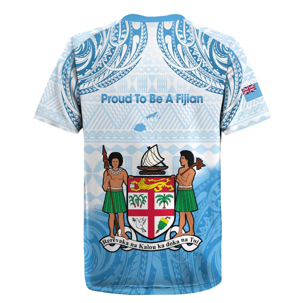 Fiji Day 1970 Rugby Jersey Proud To Be A Fijian Tapa Pattern LT14 - Polynesian Pride