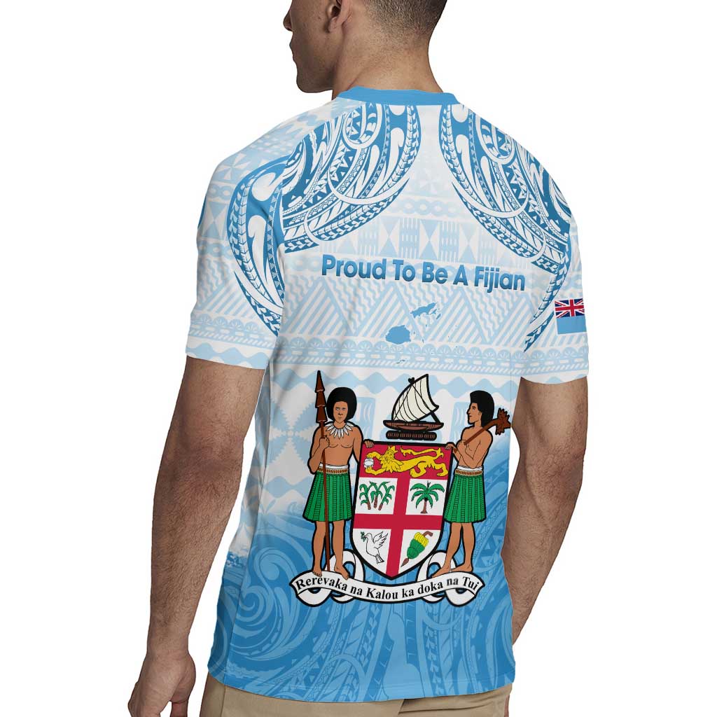 Fiji Day 1970 Rugby Jersey Proud To Be A Fijian Tapa Pattern LT14 - Polynesian Pride