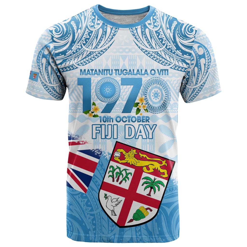 Fiji Day 1970 T Shirt Proud To Be A Fijian Tapa Pattern