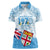 Fiji Day 1970 Women Polo Shirt Proud To Be A Fijian Tapa Pattern