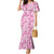 Alaka Aloha Hawaii Family Matching Mermaid Dress and Hawaiian Shirt Plumeria Lei With Palaka Motif - Polynesian Pride