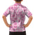 Alaka Aloha Hawaii Family Matching Off The Shoulder Long Sleeve Dress and Hawaiian Shirt Plumeria Lei With Palaka Motif - Polynesian Pride