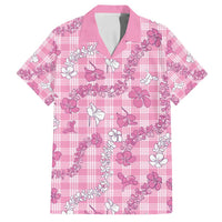 Alaka Aloha Hawaii Family Matching Off Shoulder Maxi Dress and Hawaiian Shirt Plumeria Lei With Palaka Motif - Polynesian Pride