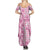 Alaka Aloha Hawaii Family Matching Summer Maxi Dress and Hawaiian Shirt Plumeria Lei With Palaka Motif - Polynesian Pride