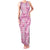 Alaka Aloha Hawaii Family Matching Tank Maxi Dress and Hawaiian Shirt Plumeria Lei With Palaka Motif - Polynesian Pride