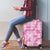 Alaka Aloha Hawaii Luggage Cover Plumeria Lei With Palaka Motif - Polynesian Pride