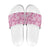 Alaka Aloha Hawaii Slide Sandals Plumeria Lei With Palaka Motif - Polynesian Pride