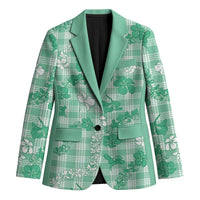 Omaomao Aloha Hawaii Blazer Plumeria Lei With Palaka Motif - Polynesian Pride