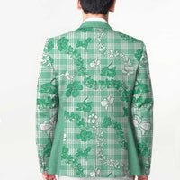 Omaomao Aloha Hawaii Blazer Plumeria Lei With Palaka Motif - Polynesian Pride