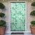 Omaomao Aloha Hawaii Door Cover Plumeria Lei With Palaka Motif - Polynesian Pride