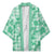 Omaomao Aloha Hawaii Kimono Plumeria Lei With Palaka Motif - Polynesian Pride