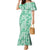 Omaomao Aloha Hawaii Mermaid Dress Plumeria Lei With Palaka Motif - Polynesian Pride