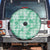 Omaomao Aloha Hawaii Spare Tire Cover Plumeria Lei With Palaka Motif - Polynesian Pride