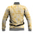 Melemele Aloha Hawaii Baseball Jacket Plumeria Lei With Palaka Motif - Polynesian Pride