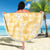 Melemele Aloha Hawaii Beach Blanket Plumeria Lei With Palaka Motif - Polynesian Pride