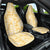 Melemele Aloha Hawaii Car Seat Cover Plumeria Lei With Palaka Motif - Polynesian Pride