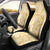 Melemele Aloha Hawaii Car Seat Cover Plumeria Lei With Palaka Motif - Polynesian Pride