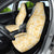 Melemele Aloha Hawaii Car Seat Cover Plumeria Lei With Palaka Motif - Polynesian Pride