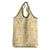 Melemele Aloha Hawaii Grocery Bag Plumeria Lei With Palaka Motif - Polynesian Pride