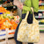 Melemele Aloha Hawaii Grocery Bag Plumeria Lei With Palaka Motif - Polynesian Pride