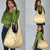 Melemele Aloha Hawaii Grocery Bag Plumeria Lei With Palaka Motif - Polynesian Pride