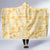 Melemele Aloha Hawaii Hooded Blanket Plumeria Lei With Palaka Motif - Polynesian Pride