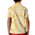 Melemele Aloha Hawaii Kid Polo Shirt Plumeria Lei With Palaka Motif - Polynesian Pride