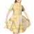 Melemele Aloha Hawaii Kid Short Sleeve Dress Plumeria Lei With Palaka Motif - Polynesian Pride