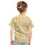 Melemele Aloha Hawaii Kid T Shirt Plumeria Lei With Palaka Motif - Polynesian Pride