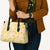 Melemele Aloha Hawaii Leather Bag Plumeria Lei With Palaka Motif - Polynesian Pride