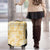 Melemele Aloha Hawaii Luggage Cover Plumeria Lei With Palaka Motif - Polynesian Pride