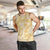Melemele Aloha Hawaii Men Tank Top Plumeria Lei With Palaka Motif - Polynesian Pride