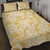 Melemele Aloha Hawaii Quilt Bed Set Plumeria Lei With Palaka Motif - Polynesian Pride