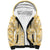 Melemele Aloha Hawaii Sherpa Hoodie Plumeria Lei With Palaka Motif - Polynesian Pride