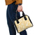 Melemele Aloha Hawaii Shoulder Handbag Plumeria Lei With Palaka Motif - Polynesian Pride