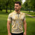 Melemele Aloha Hawaii Zipper Polo Shirt Plumeria Lei With Palaka Motif - Polynesian Pride