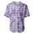 Poni Aloha Hawaii Baseball Jersey Plumeria Lei With Palaka Motif - Polynesian Pride