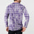 Poni Aloha Hawaii Button Sweatshirt Plumeria Lei With Palaka Motif - Polynesian Pride