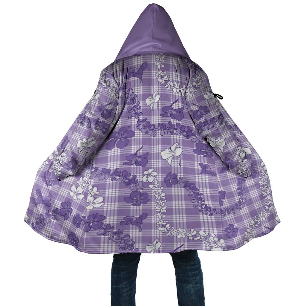 Poni Aloha Hawaii Cloak Plumeria Lei With Palaka Motif - Polynesian Pride