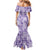 Poni Aloha Hawaii Family Matching Mermaid Dress and Hawaiian Shirt Plumeria Lei With Palaka Motif - Polynesian Pride