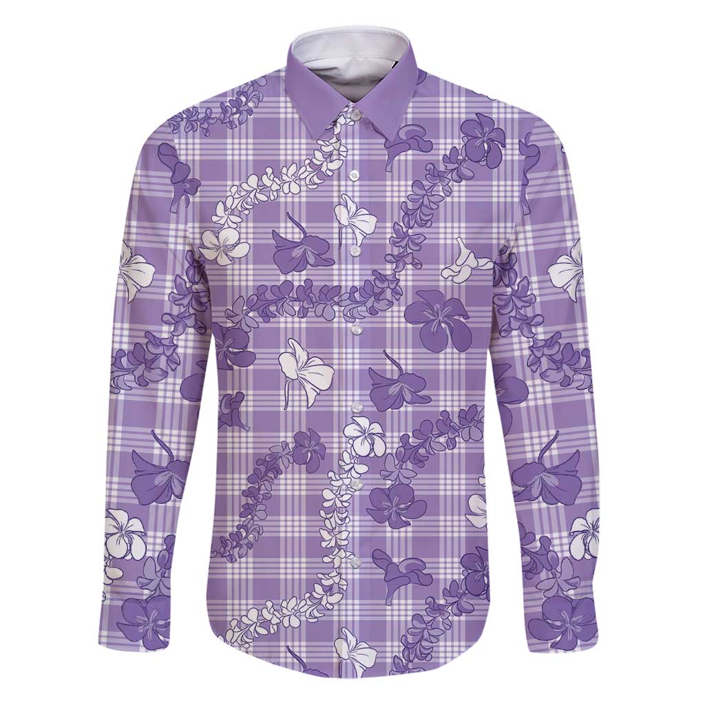 Poni Aloha Hawaii Family Matching Puletasi and Hawaiian Shirt Plumeria Lei With Palaka Motif - Polynesian Pride