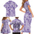 Poni Aloha Hawaii Family Matching Short Sleeve Bodycon Dress and Hawaiian Shirt Plumeria Lei With Palaka Motif - Polynesian Pride