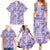 Poni Aloha Hawaii Family Matching Summer Maxi Dress and Hawaiian Shirt Plumeria Lei With Palaka Motif - Polynesian Pride