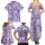 Poni Aloha Hawaii Family Matching Summer Maxi Dress and Hawaiian Shirt Plumeria Lei With Palaka Motif - Polynesian Pride