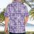 Poni Aloha Hawaii Hawaiian Shirt Plumeria Lei With Palaka Motif - Polynesian Pride