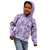 Poni Aloha Hawaii Kid Hoodie Plumeria Lei With Palaka Motif - Polynesian Pride