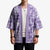 Poni Aloha Hawaii Kimono Plumeria Lei With Palaka Motif - Polynesian Pride